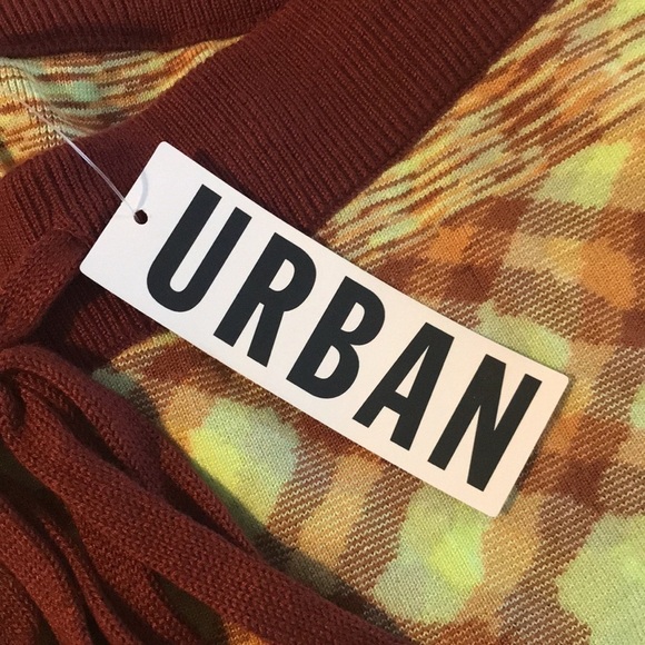 Urban Outfitters Sissy Knit Cropped Wide Leg Sweater Pants Size S New with Tags - Picture 6 of 10